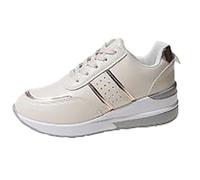 Basket Sans Lacet Femme Legere Chaussures Running Veste D'Automne Et D'Hiver pour Hommes,Veste 'Alpinisme Quatre Saisons en Plein pour Hommes Course Running Chaussures Basket Femme (Beige,43)