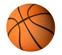 Basket silencieux, balle de basket-ball en PU balle silencieuse, basket-ball muet haute densité, balle douce et légère pour l'entraînement et les activités intérieures Enfants adolescents adultes