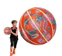 Basket silencieux dribblage d'intérieur - Taille 5 balle de rebond silencieuse, basket-ball anti bruit en tissu, matériau élastique pour l'entraînement de compétence, outil de sport sans gamme lisse |