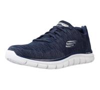 Skechers 232298 BBK, Basket Homme, Gris Marine, 44 EU