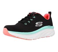 Basket Skechers - 117828 - Noir - Femme - Lacets - Textile - Plat 37