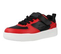 Basket Skechers 136663 Noir - Enfant - Garçon - Lacets - Plat 37