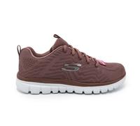 Basket Skechers 75495 - SKECHERS - Modèle 75495 - Rose - Femme - Lacets 36
