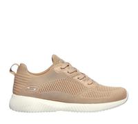 Basket Skechers BOBS SPORT SQUAD-TOUGH TALK - Femme - Beige - Lacets - Mémoire de forme 36