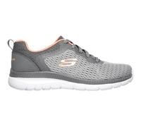 Basket Skechers Bountiful Quick Path Gris - Skechers - Femme - Plat - Lacets - Textile 40
