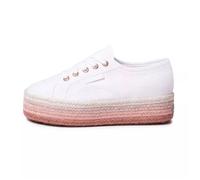 Basket Superga 2790-COTCOLOROPEW - SUPERGA - Blanc - Femme - Lacets - Textile - Compensé 41
