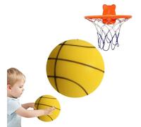 Basket tranquille - Boule d'entraînement souple pour balle de basket-ball - Boule d'entraînement haute densité, boule de mousse de basket-ball pour diverses activités intérieures, enfants, adolescents