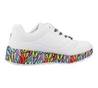 Skechers Baskets Uno Lite Subtle Love Goldcrown Fille Taille 31 Blanc
