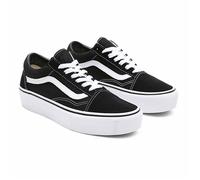 Chaussures Vans Old Skool Platform noir pur blanc - 38.5