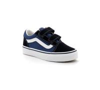 Basket VANS OLD SKOOL KIDS Bleu - Homme - Lacets - Textile - Plat 27
