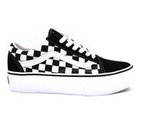 Basket - Vans - OLD SKOOL PLATFORM - Cuir - Noir - Plateau 36