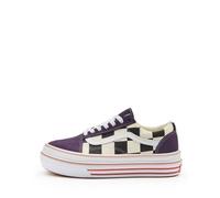 Basket Vans SUPER COMFYCUSH OLDSKOOL - Violet, Blanc, Noir - Tige en toile - Logo Vans 36