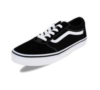 Basket VANS Ward Suede Noir/Blanc pour Enfant - Fermeture à Lacets - Dessus en Textile