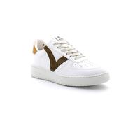 Victoria Baskets Madrid 1258201 Unisexe Effet cuir Pièces colorées en contraste Bout perforé Kaki 38