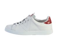 Basket Victoria Hibiscus - blanc/rose - Femme - Lacets - Cuir 36