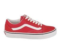 Basket - ZZZOOLIGHT - OLD SKOOL - Femme - Rouge - Cuir - Lacets - Plat 39