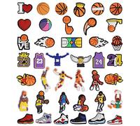Basketball Charms for Clog Shoes Decoration Sports Shoe Charm for Boys Kids Teens Man Gifts