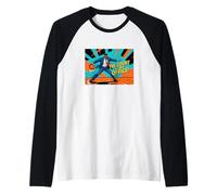 Basketball Court is My Office - Crazy Business Crossover Manche Raglan