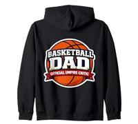 Basketball Dad Official Umpire Critic Funny Fête des Pères Sweat à Capuche