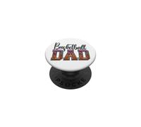 Basketball Dad Sports Ballon de Basket pour Enfants PopSockets PopGrip Adhésif