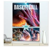 Basketball - Die visuelle Kraft des Sports (hochwertiger Premium Wandkalender 2026 DIN A2 hoch), Kunstdruck in Hochglanz: Slam Dunks und Speed erleben