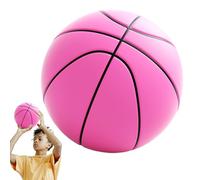 Basketball en mousse, Basketball intérieur | Boule d'entraînement souple en PU 3D Silent Ball,Boule en mousse haute densité, basket-ball silencieux et lumineux pour le jeu, l'entraînement, les