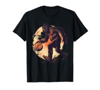 Basketball Gorilla Aquarelle Bigfoot Joueur de basket-ball T-Shirt
