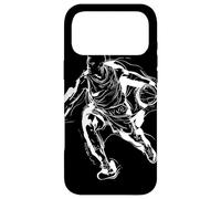 Basketball Guy One Line Drawing Sports for Boys Coque pour iPhone 17 Pro Max