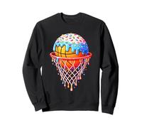 Basketball Ice Cream Drip Sport Player Men Women Kids Sweatshirt