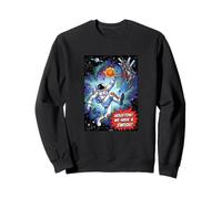Basketball in Space - Houston WE Have A Swish Sweatshirt