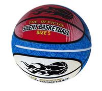 Basketball intérieur Silencieux - Boule d'entraînement en Mousse | Jouet pour pratiquer Le Dribble Silencieux, Jeu de Sport avec Doux avec Design réduisant Le Bruit, Structure