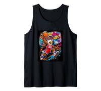 Basketball is Life, Basketball Mascot Dunk Graffiti Graphic Débardeur