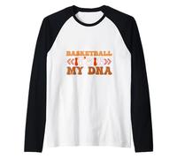 Basketball It's in My DNA for Basketball Sport Lovers Manche Raglan