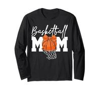 Basketball Mom Game Day Funny Basketball Player Mother's Day Manche Longue