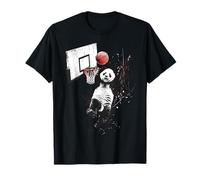 Basketball Panda Bear Slam Dunk Illustration joueur de basket-ball T-Shirt