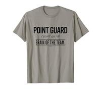 Basketball Point Guard Position - Brain of The Team T-Shirt