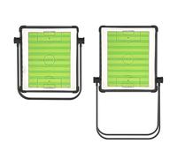 Basketball pour Les Entraîneurs, Tableau de Football Magnétique Double Face, avec Support Réglable en Hauteur, Matériau Durable, Idéal pour L'entraînement et Les Compétitions(Green,Large)