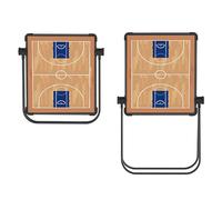 Basketball pour Les Entraîneurs, Tableau de Football Magnétique Double Face, avec Support Réglable en Hauteur, Matériau Durable, Idéal pour L'entraînement et Les Compétitions(Brown,Small)