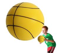 Basketball silencieux, balle d'entraînement intérieure douce et élastique, boule en mousse à haute densité, non revêtue, basket-ball silencieux, facile à tenir pour diverses activités intérieures,