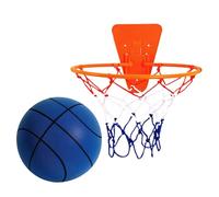 Basketball silencieux, basket-ball calme, balle en mousse haute densité, non couverte, chaussure de sport calme avec un panier, balle en mousse, basket-ball de carême, handball