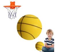 Basketball Silencieux Dribbling Indoor - Basketball En Mousse Taille 7 | Boule D'Entraînement Haute Densité, Basketball Intérieur Amorti, Boule De Palatio Silencieuse Pour Diverses Activités
