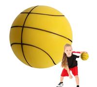Basketball silencieux Dribbling intérieur | Balles silencieuses Boule silencieuse pour intérieur légère et sûre | Boule d'entraînement résistante aux chocs pour terrasses, salles de jeux, stades
