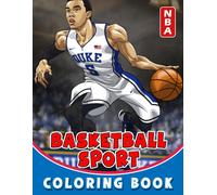 Basketball Sport Coloring Book: American Basketball Sports Coloring Pages With Sharpenness Illustrations For All Ages Anxiety Relieving And Immerse In Color World