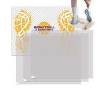 Basketball Traction Pad, tapis de poignée de basket-ball | Tapis de volley-ball adhésif de 17 x 12 pouces - Potentiateur collant antidérapant portable, remplaçable pour l'entraînement au volleyball