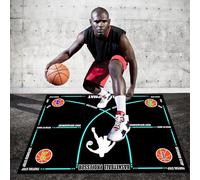 Basketball Training Mat, Silent Shock Absorbing Basketball Footworks Mat, Anti-Slip Basketballs Mats For Agility Drills, Silent Shock Absorbing Exercise Mats, Enhance Control And Balance,Improve Speed