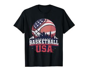 Basketball USA Support the Team Tshirt USA Flag Dream T-Shirt