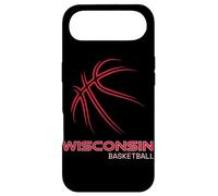 Basketball WI Love The Badger State Souvenir Wisconsin Hoops Coque pour iPhone Air
