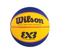 Basketball Wilson Replica FIBA 3x3 Bleu/Jaune/Orange Streetball Taille 6 Unisexe NOUVEAU