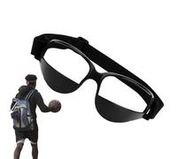 Basketballbrille Sport Dribble - Dribble Specs Brille | Brille Schwarze Sportbrille | Trainingshilfe Für Ballkontrolle Im - Élastique d'entraînement, Schlicht Idéal pour le basket-ball