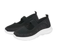 Baskets à enfiler pour femme - Coupe large - En maille antidérapante | Chaussures de course à pied à semelle souple peu profonde avec soutien de la voûte plantaire, chaussures de danse légères et